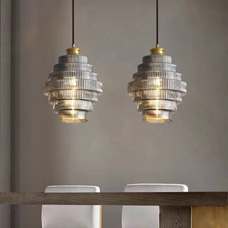 Gilded Layers Nordic Chandelier Modern  Rustic Industrial Hanging Lamp