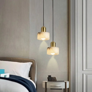 Nuvira Cloud Stone Pendant Modern  Contemporary Crystal Statement Fixture