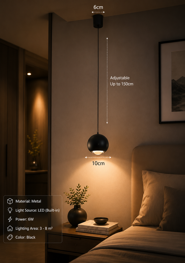 Zynella Modern Nordic LED Headboard Wall Light