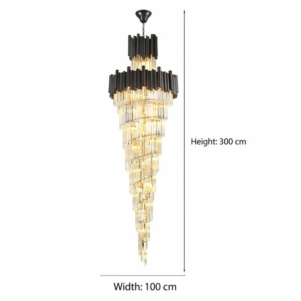 New York Black  Royal Chandelier