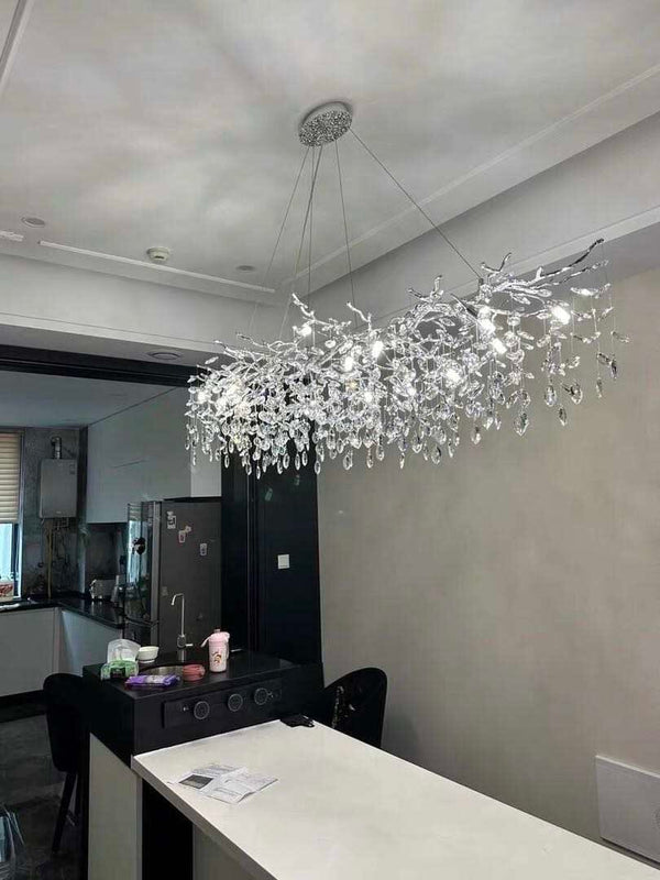 Zynella Chrome Branch Chandelier