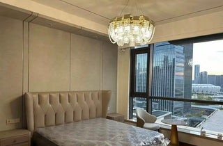 Denise Chandelier Modern  Luxury Gold Frame Light Fitting