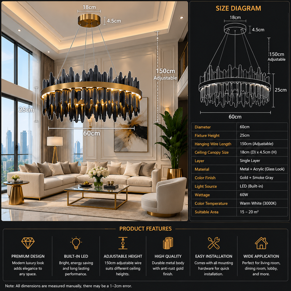 Jordanne Luxury Chandelier