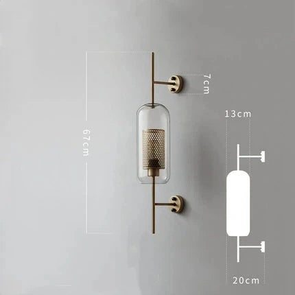 Elouise Modern Glass Lamp