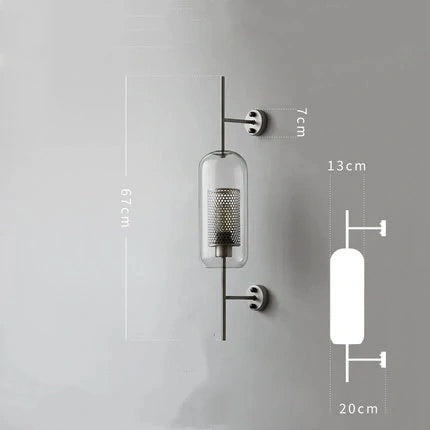 Elouise Modern Glass Lamp
