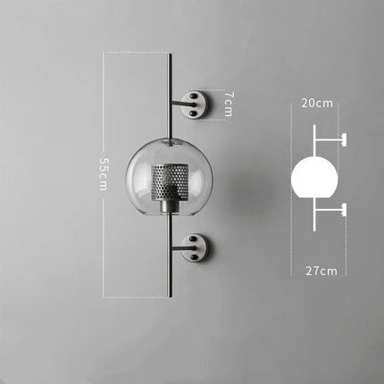 Elouise Modern Glass Lamp