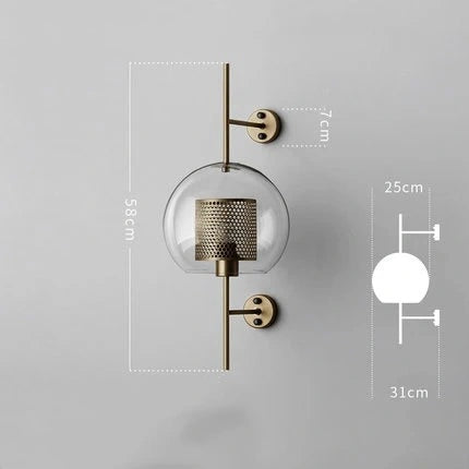 Elouise Modern Glass Lamp