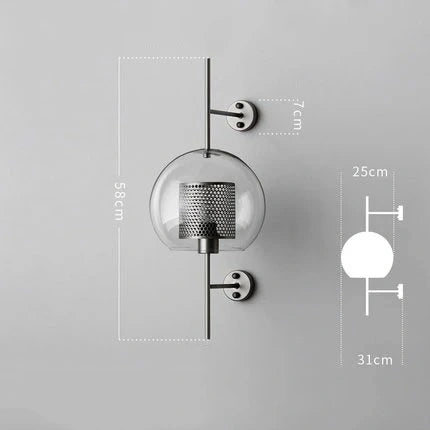 Elouise Modern Glass Lamp