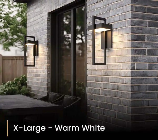 Zynella Titan: Modern Stainless Steel Outdoor Sconce (IP65 Waterproof)