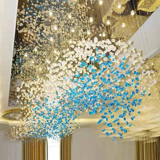 Zynella Modern Stone Chandelier Refined Modern  Contemporary Crystal Statement Fixture