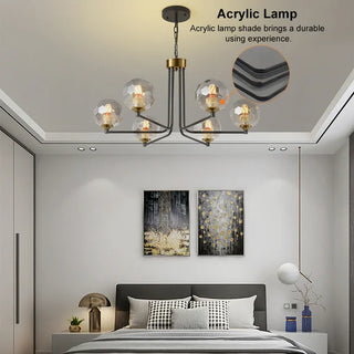 Caleb Chandelier Modern  Ornate Antique Finish Fixture