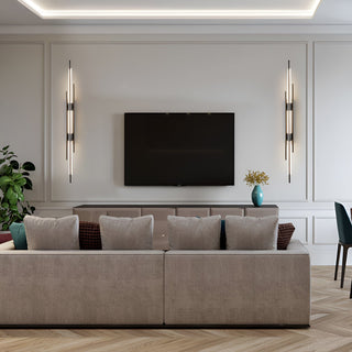 Zynella LED Aztec Wall Lamp Refined Modern  Handcrafted Artisan Ceiling Light