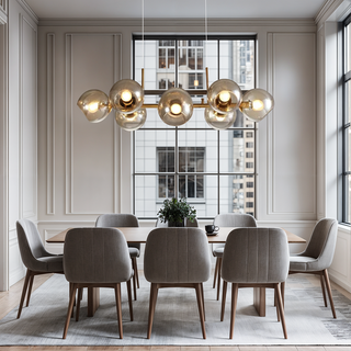 Julia Bubble Chandelier Modern  Timeless Lantern Style Wall Lamp
