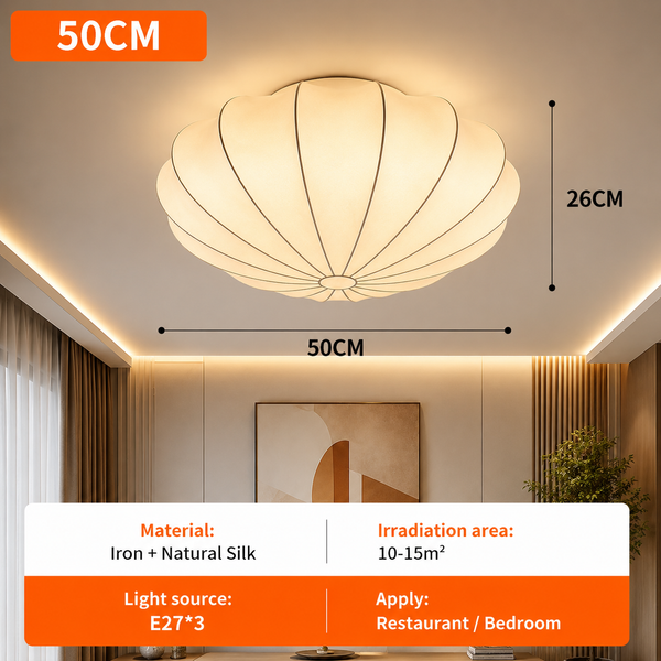 Zynella Glow Silk Pendant Light