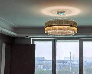 Mia Glass Chandelier Modern  Chic Glass Globe Pendant