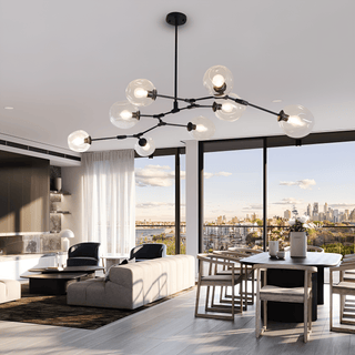 Customisable Derrick Chandelier Modern  Handcrafted Artisan Ceiling Light