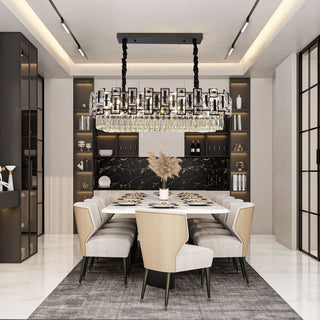Rochelle Chandelier Modern  Sleek Linear Suspension Light