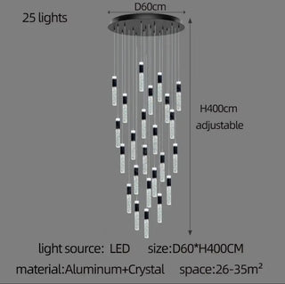Cassandra Chandelier Modern  Ultra Slim LED Panel Lighting