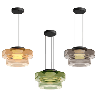 Scandinavian Glass Pendant Chic Modern  Elegant Teardrop LED Pendant