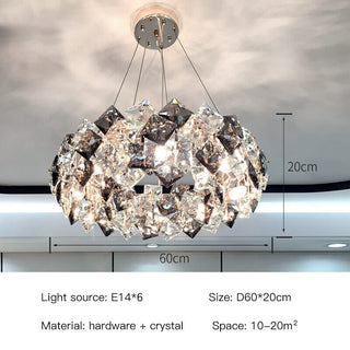 The Royal Ritz Chandelier Premium Modern  Luxury Gold Frame Light Fitting