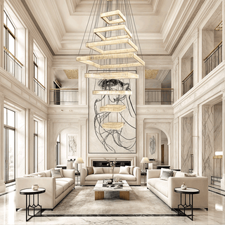 Pamela Chandelier Modern Minimalist Round Flush Mount