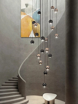 Glass Raindrop Chandelier Modern  Handcrafted Artisan Ceiling Light