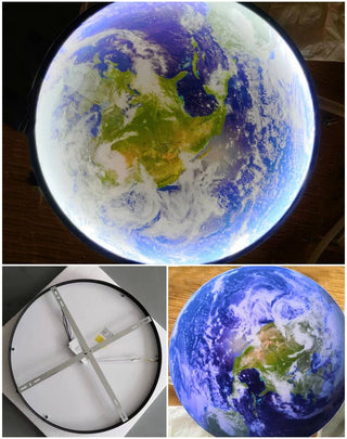 The Earth LED wall lamp Decorative Modern  Luxury Marble Base Table Lamp