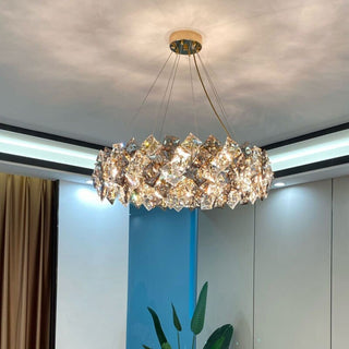 The Royal Ritz Chandelier Premium Modern  Luxury Gold Frame Light Fitting