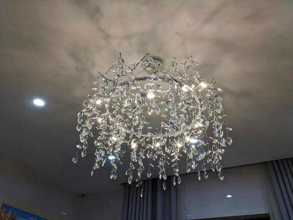 Zynella Chrome Branch Chandelier