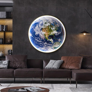 The Earth LED wall lamp Decorative Modern  Luxury Marble Base Table Lamp
