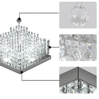 Emerton Square Chandelier Modern  Luxury Marble Base Table Lamp