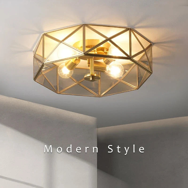 Norwood Gold Frame Chandelier