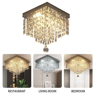 Emerton Square Chandelier Modern  Luxury Marble Base Table Lamp