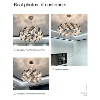 The Royal Ritz Chandelier Premium Modern  Luxury Gold Frame Light Fitting
