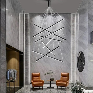 Modern Duplex Chandelier Modern  Opulent Multi-Tier Crystal Chandelier