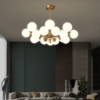 Melanie Bubble Chandelier Modern  Ornate Antique Finish Fixture