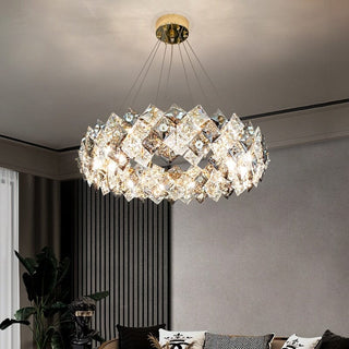 The Royal Ritz Chandelier Premium Modern  Luxury Gold Frame Light Fitting