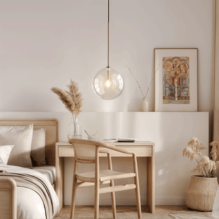 The Glass Ball Modern  Luxury Marble Base Table Lamp