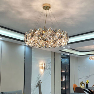 The Royal Ritz Chandelier Premium Modern  Luxury Gold Frame Light Fitting