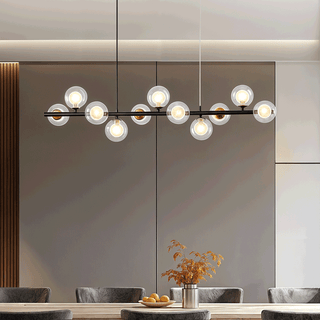 Customisable Visage chandelier Modern  Sleek Linear Suspension Light