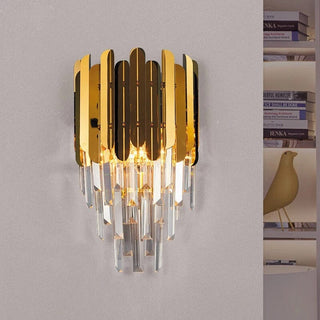 The Ivy Crystal Wall Lamp Stylish Modern  Contemporary Crystal Statement Fixture