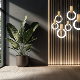 Pendulum Halo Lights Stylish Modern  Ornate Antique Finish Fixture