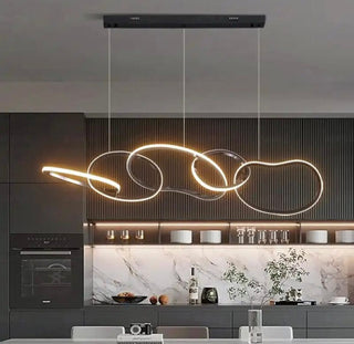 Zynella Ring Chandelier Luxurious Modern  Elegant Teardrop LED Pendant