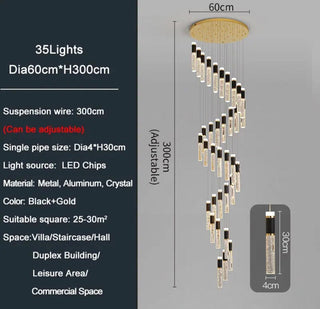 Cassandra Chandelier Modern  Ultra Slim LED Panel Lighting
