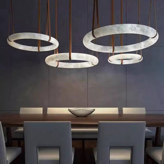 Wexford  Marble Ring Chandelier Premium Modern  Ultra Slim LED Panel Lighting