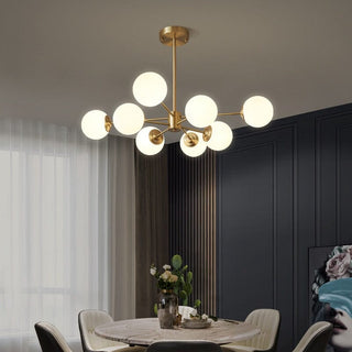 Melanie Bubble Chandelier Modern  Ornate Antique Finish Fixture