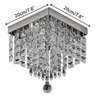 Emerton Square Chandelier Modern  Luxury Marble Base Table Lamp