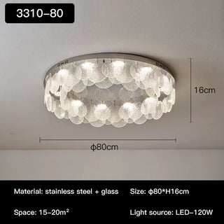 Edith Chandelier Modern  Vintage Brass Accent Lighting