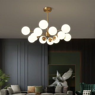 Melanie Bubble Chandelier Modern  Ornate Antique Finish Fixture