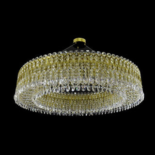 Allure Crystal Chandelier Modern  Rustic Industrial Hanging Lamp
